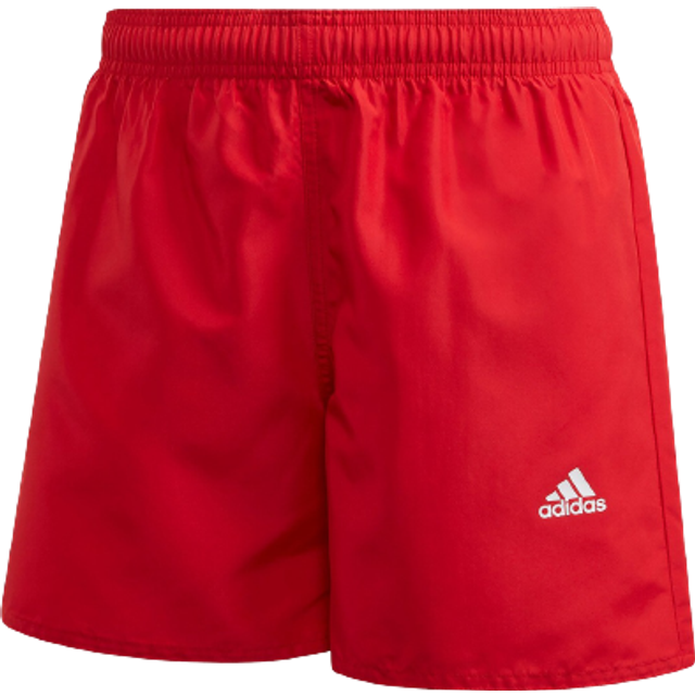 Adidas ess bos kids boys board shorts swim shorts sport leisure swim trunks red