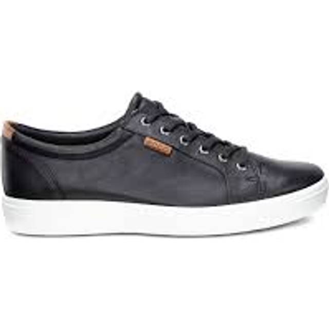 ECCO Soft 7 herr Sneaker, svart, 46 EU