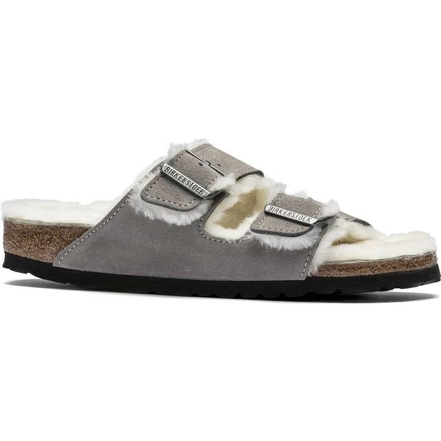 Birkenstock Sandaler Arizona Shearling Stone EUR 38