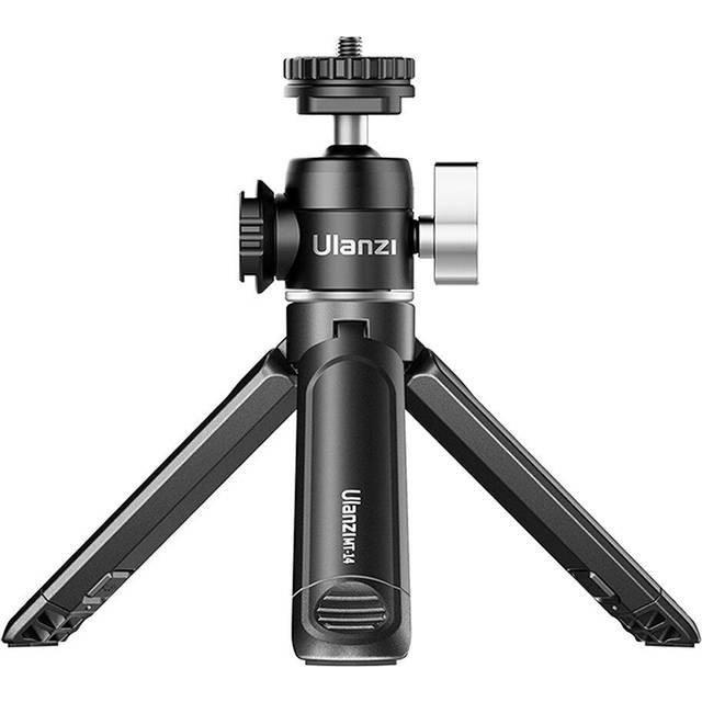 Ulanzi U-Vlog Lite Uitschuifbare Dual Koude Schoen 360 Graden Bal Hoofd Mini Statief Selfie Stick Voor Camera Iphone android Monopod Dslr - Mini statief