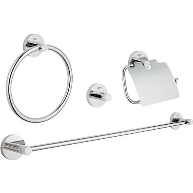 GROHE 40776001 Essentials Master Bathroom Accessories Set 4-in-1  Star