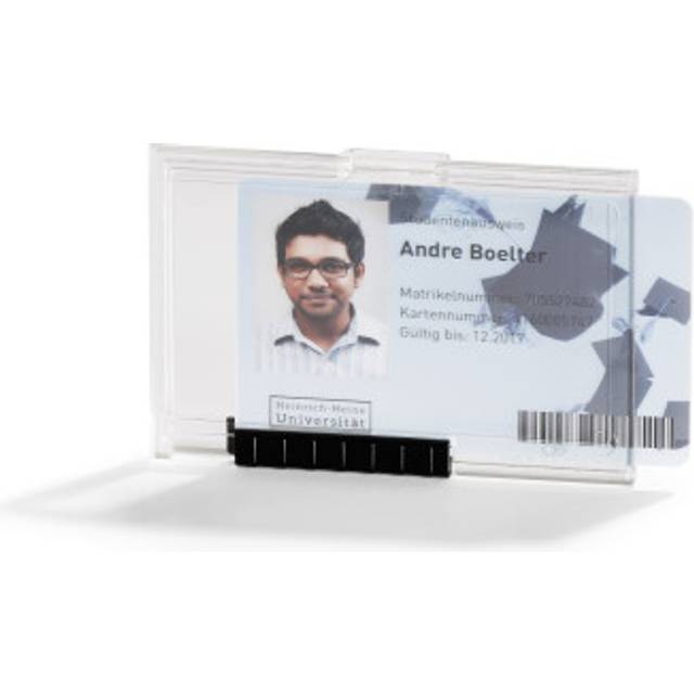 Durable PUSHBOX ID Card Holder