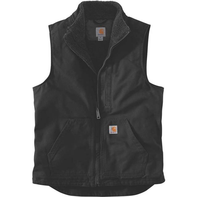 Carhartt Sherpa-Lined Mock Neck Vest - Black