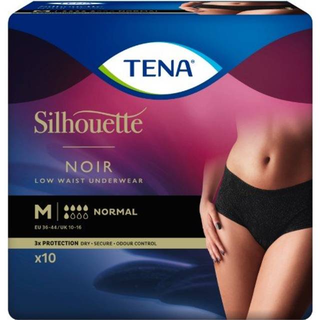 TENA Silhouette Normal Noir Medium 10 st