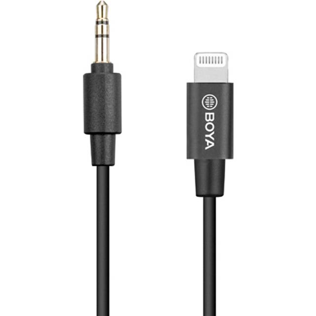 BOYA BY-K1-K9 Professional Extension Microphone Audio Adapter Cable for Wireless Microphone iPhone