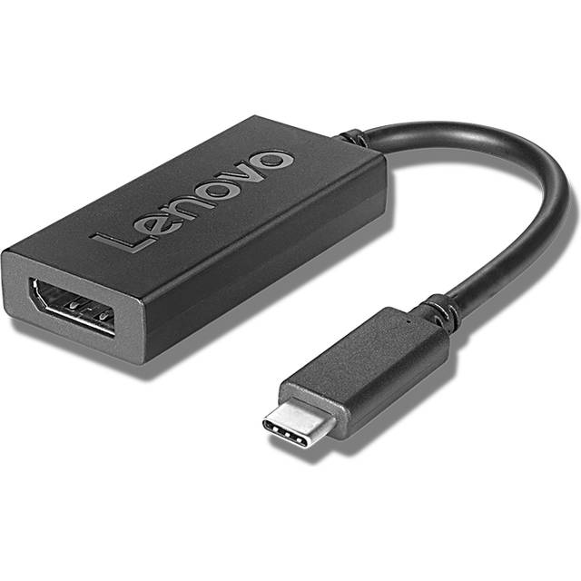 Lenovo Usb-c To Displayport Adapter 0.2m Usb C Displayport Svart
