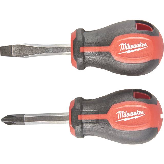 Milwaukee 2pc Tri-Lobe Stubby Screwdriver Set