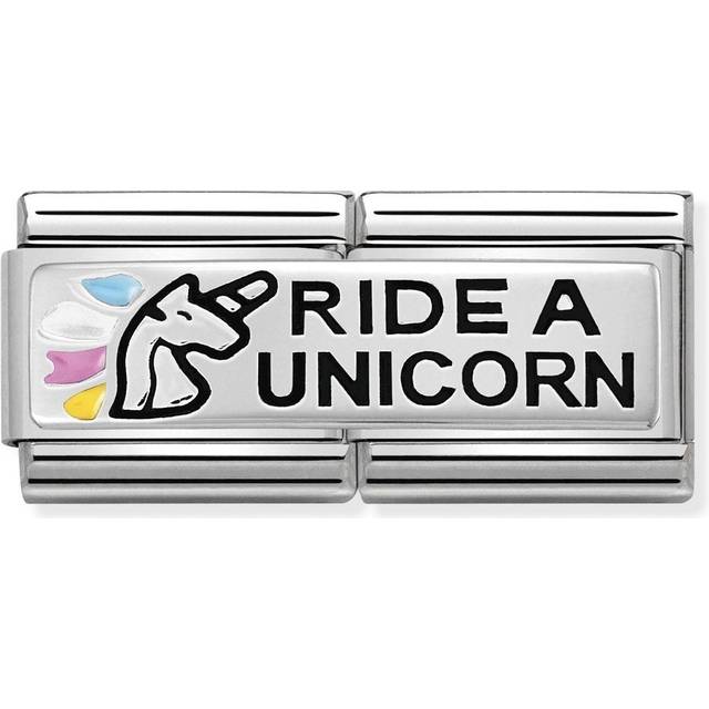 Nomination CLASSIC Silvershine Double Ride A Unicorn Charm 330721/01