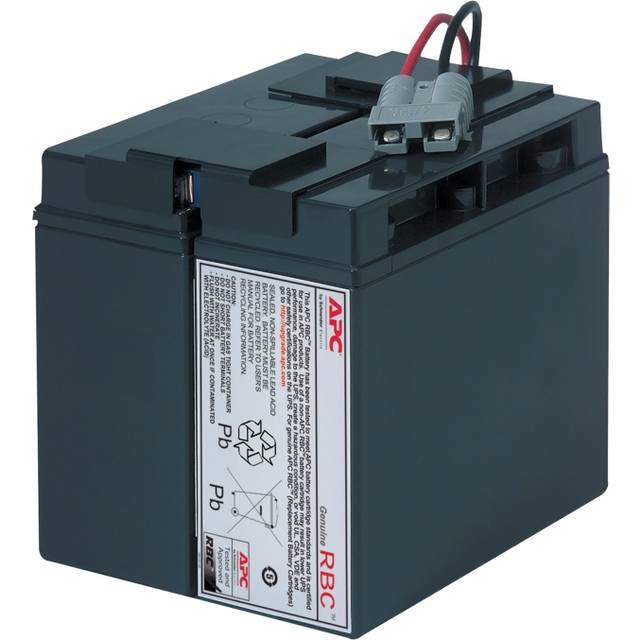 CompatibleAPC Replacement Battery Cartridge 7 battery Lead Acid UPS - Black