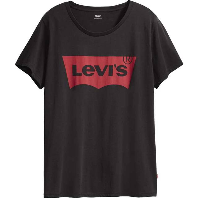 Levi's dam T-Shirt Plus Size Perfect Tee, Stonewashed Black, XL