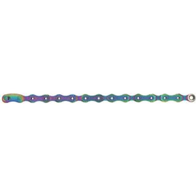 SRAM XX1 Eagle HollowPin 126 Link PowerLock Flowlink 12-speed Chain - Rainbow