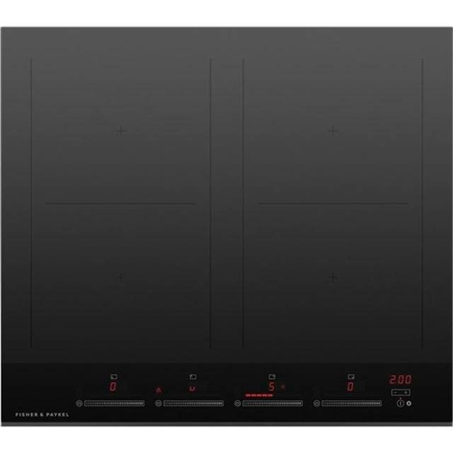 Fisher Paykel CI604DTB4 60cm Series 9 Frameless 4 Zone Induction Hob - BLACK