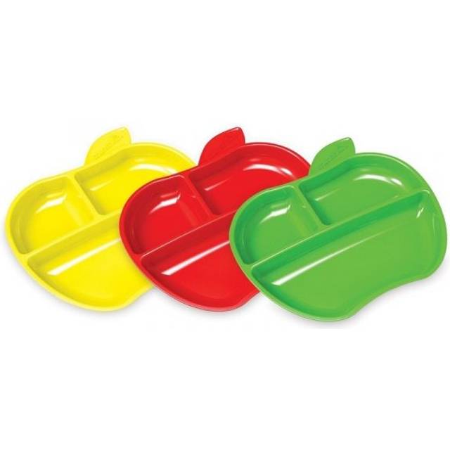 Munchkin Lil Apple Plates 3 Pack