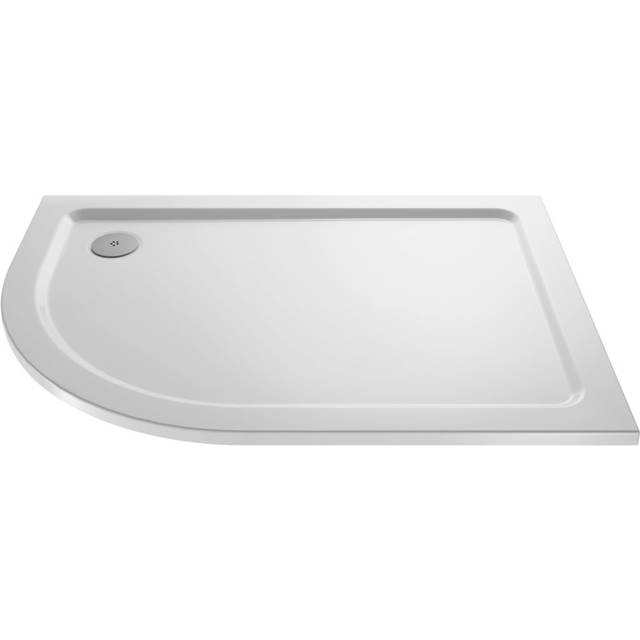 Hudson Reed Offset Quad Shower Tray Left Hand 1000 x 900mm - White, White