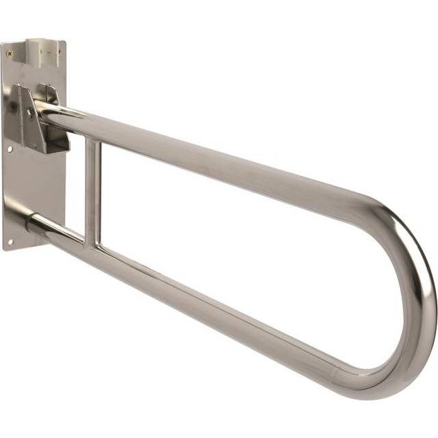 Croydex - Stainless Steel Foldaway Hand Rail, Shower Handle