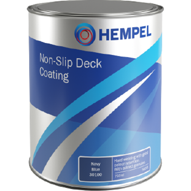 Hempel Non Slip Deck Coating With Antislip Granules - White - 750ml (Marine Use Only)