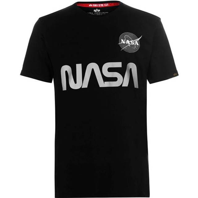 T-shirt Alpha Industries Nasa Reflective - Noir - S