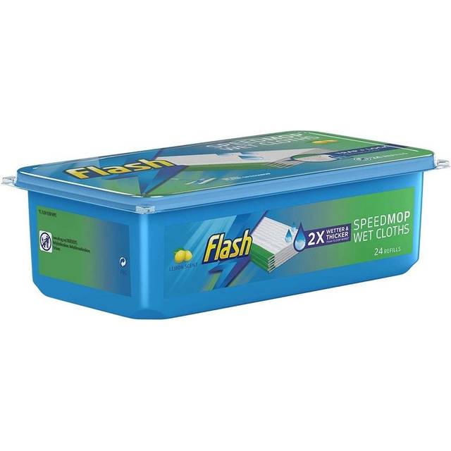 Flash Speedmop Wild Orchid Wet Floor Cleaning Wipes, 24 Cloths