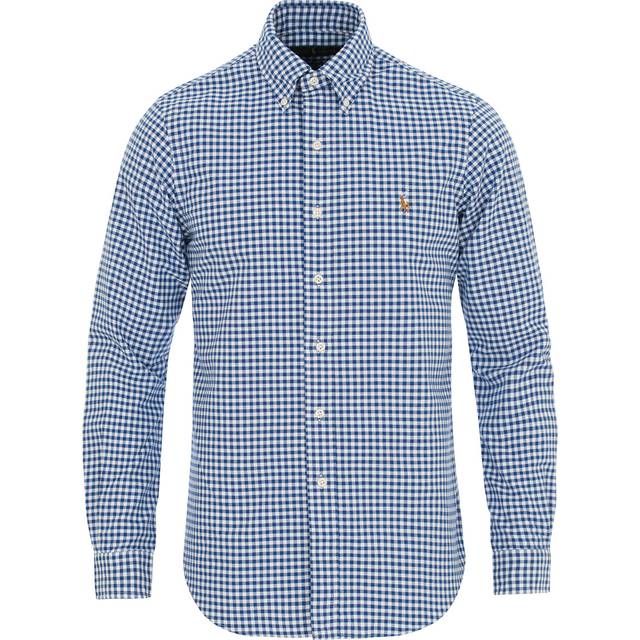 Polo Ralph Lauren Custom Slim-Fit Oxford Cotton Shirt - M - Blue