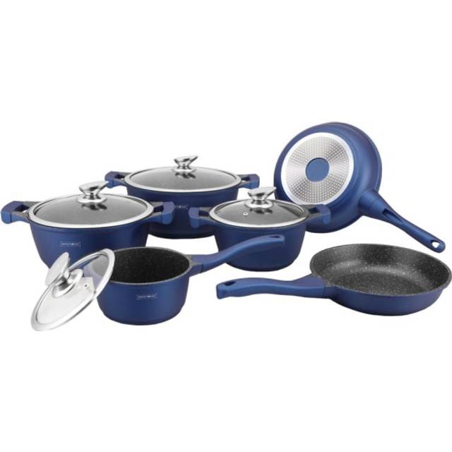 Cookware Gold Collection - Die Cast Alu - 10Pcs - Copper - Royalty Line