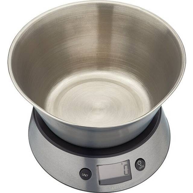 Weighing Bowl Digital Dual 5Kg Kitchen Scale - Silver - One Size
