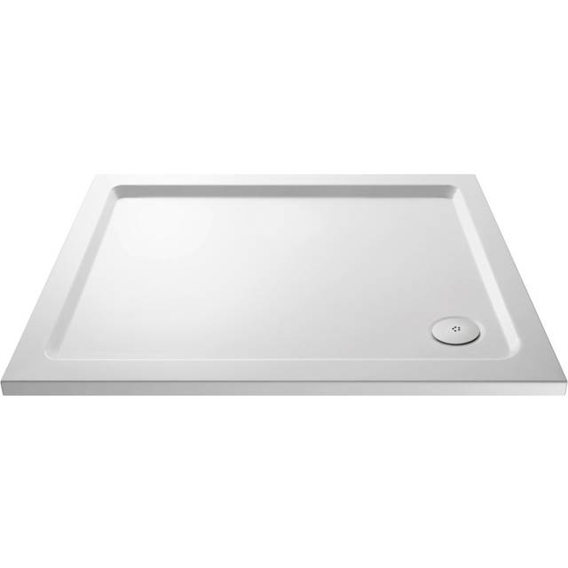 Hudson Reed Rectangular Shower Tray 900 x 700mm - White, White