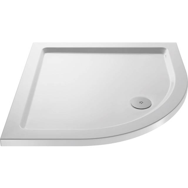 Hudson Reed Quad Shower Tray 900 x 900mm - White, White