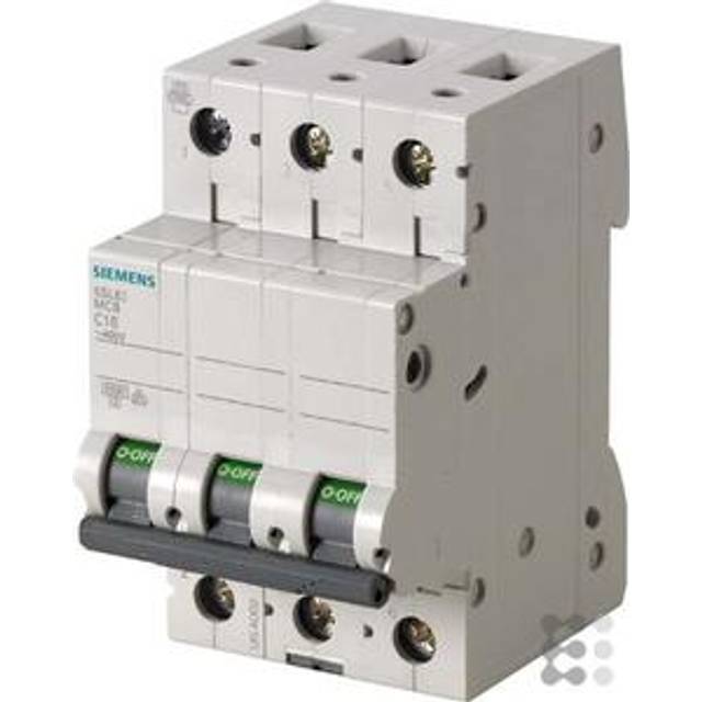 Miniatyrbrytare 3Poler C-Kurva 16A 6kA 400V IP20 Siemens