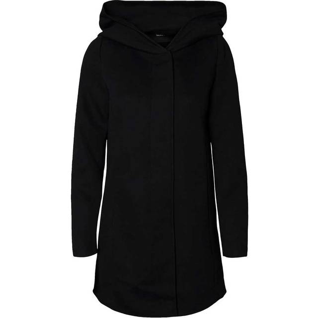 VERO MODA dam Vmverodona Ls jacka Ga Noos kappa, svart, XS
