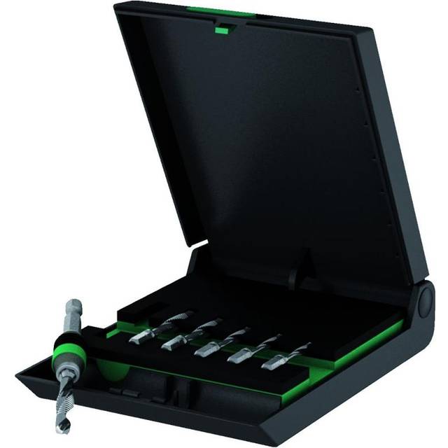 Wera 847/7 Combination Drill Bits Set, with 1/4' Rapidaptor bit-holder, 7pc, 05104651001