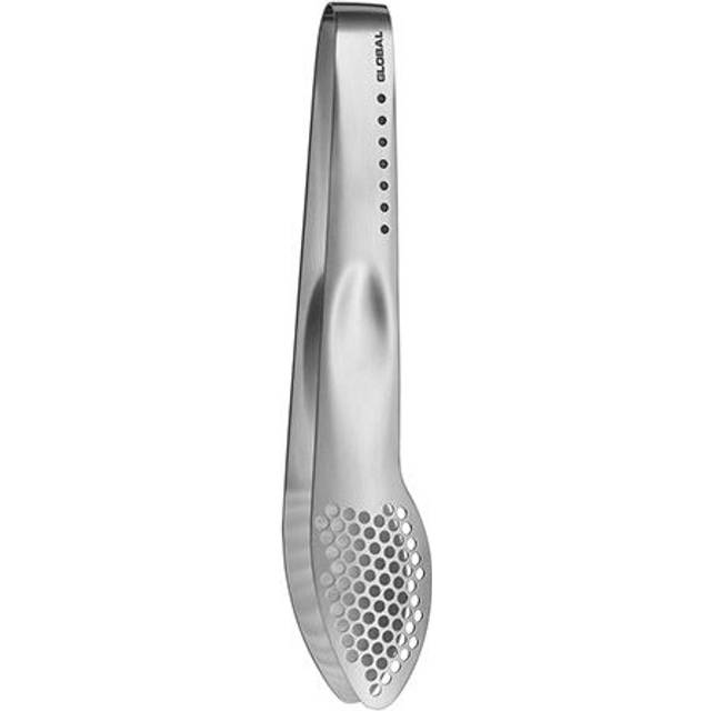 Global - Serveringstång Med Sked 23 Cm - Rostfritt Stål