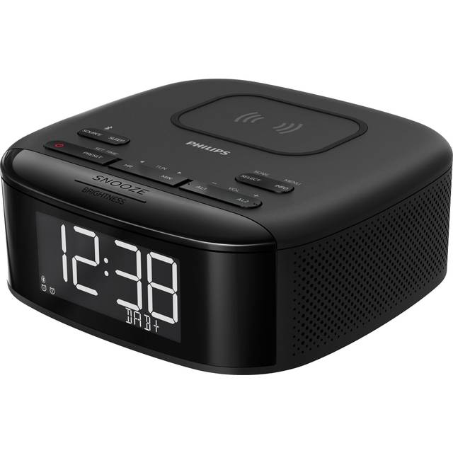 TAR7705-10 Audio Bluetooth Clock DAB+/FM Digital Radio - Black - One Size