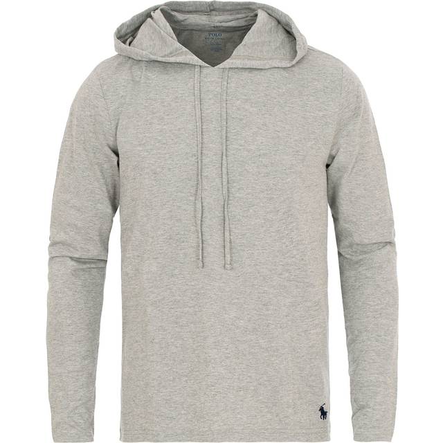 Polo Ralph Lauren Lounge Cotton-Jersey Hoodie - XL - Grey