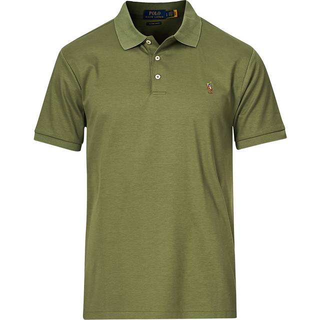 Polo Ralph Lauren Men's Custom Slim Fit Polo Shirt - Garden Trail - XL - Green