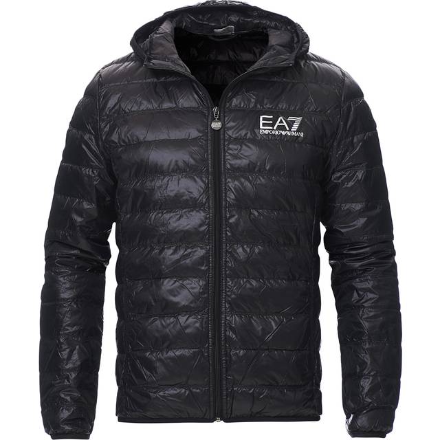 Emporio Armani EA7, Winter Jackets, male, Black, L, Casual Jacket