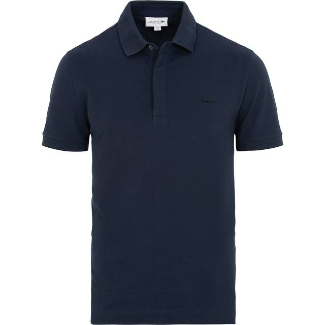Lacoste Regular Fit Paris Stretch Polo Shirt - Navy, Navy, Size S, Men