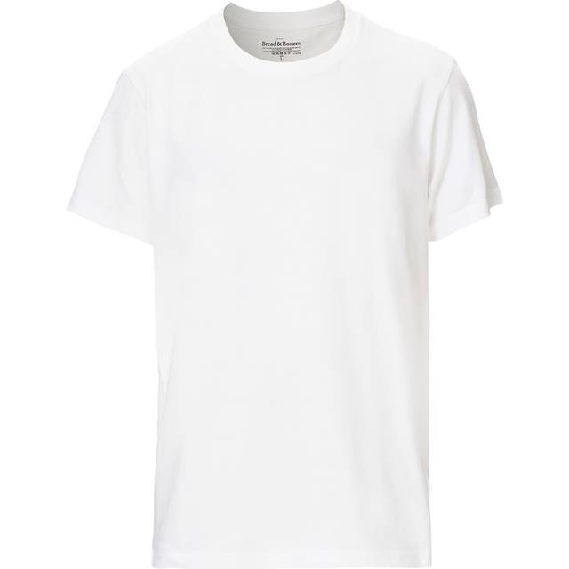 Bread and Boxer Cotton Crew Neck - White - X-Large * Kampanj *