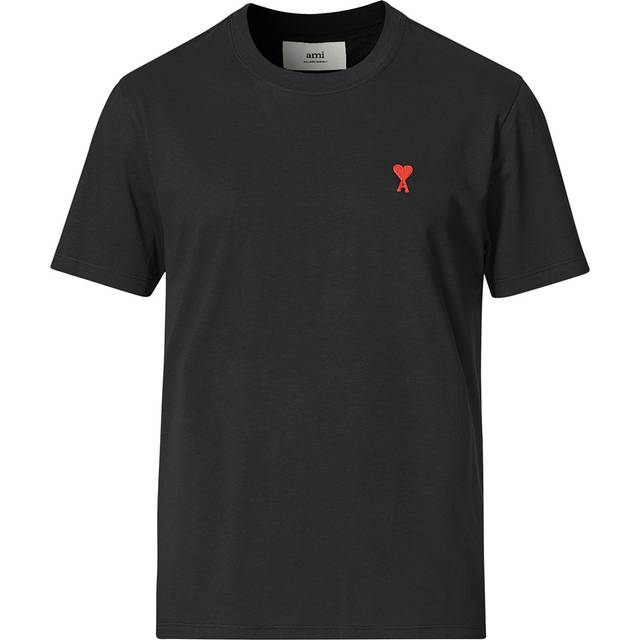 Ami Paris Ami De Coeur T-shirt Unisex - Black • Price »