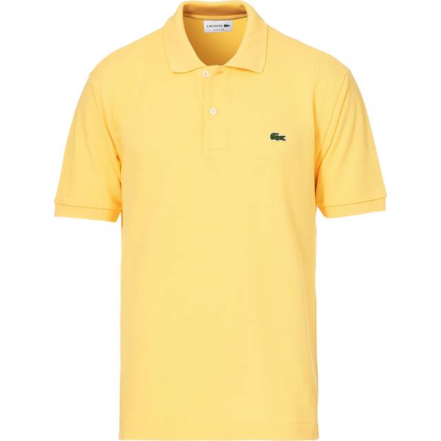 Men's lacoste classic fit l1212 polo shirt in yellow