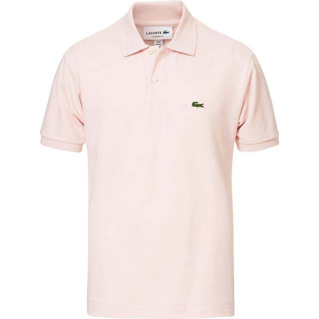 Lacoste Short Sleeved Polo T Shirt Pink