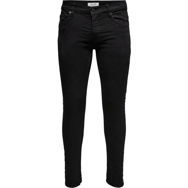 ONLY & SONS Slim Fit Jeans OnSLoom svart, Svart (svart denim), 31W x 34L