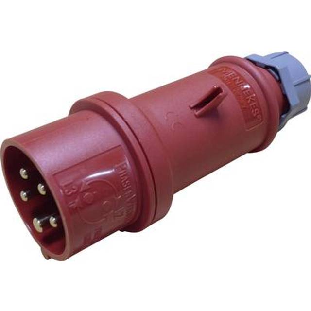 3319A - CEE plug 16A 5p 6h 400 V (50+60 Hz) red 3319A