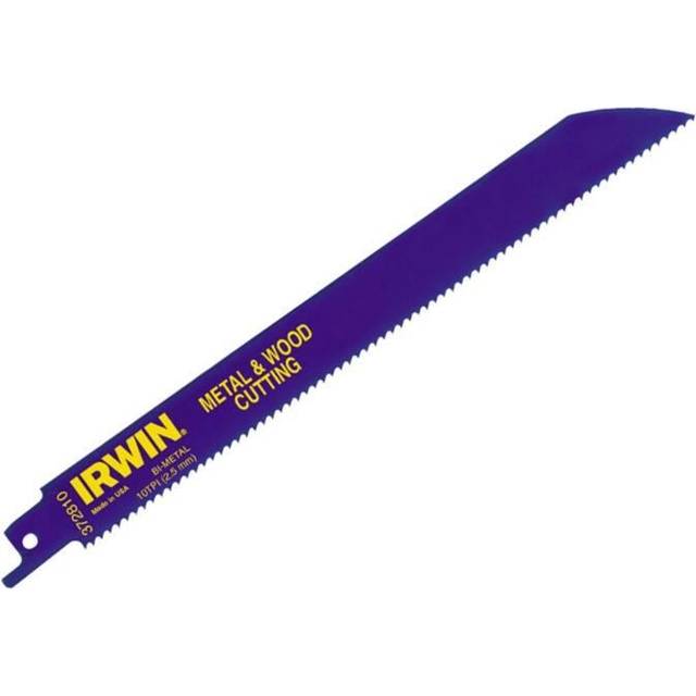 Irwin Sabre Saw Blade 110R 300mm Metal & Wood Cutting Pack of 5 IRW10504159