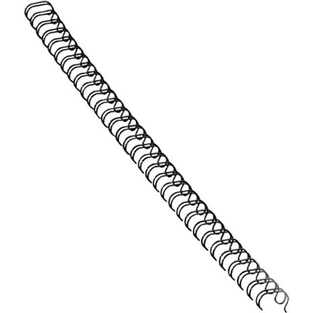 Fellowes 5345707 8mm Black Plastic Comb