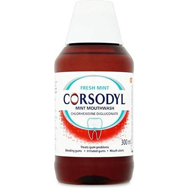 Klorhexidin Munvatten 0,20% CORSODYL Fresh Mint 300 ml.