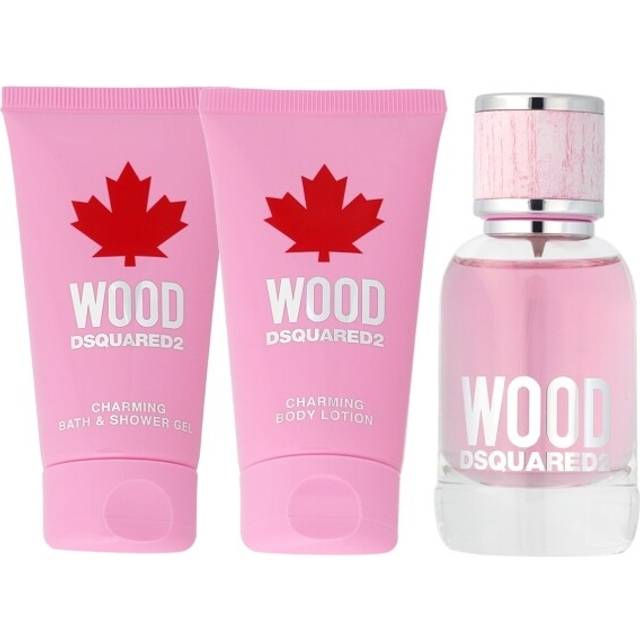 Dsquared2 Wood Eau De Toilette 50ml, Body Lotion 50ml + Shower Gel 50ml Gift Set 50ml
