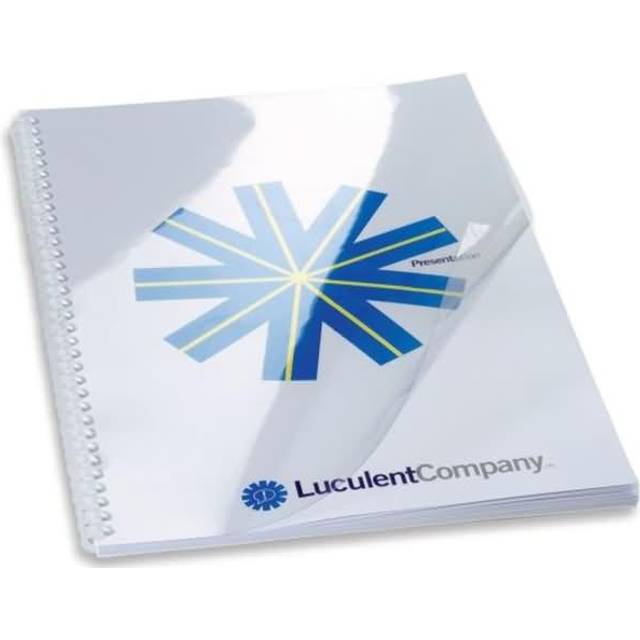 GBC 41606E HiClear A4 250 Micron Super Clear Binding Cover pack of 50