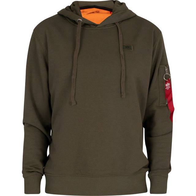 Alpha Industries X-Fit Hoodie, green, Size S for Men