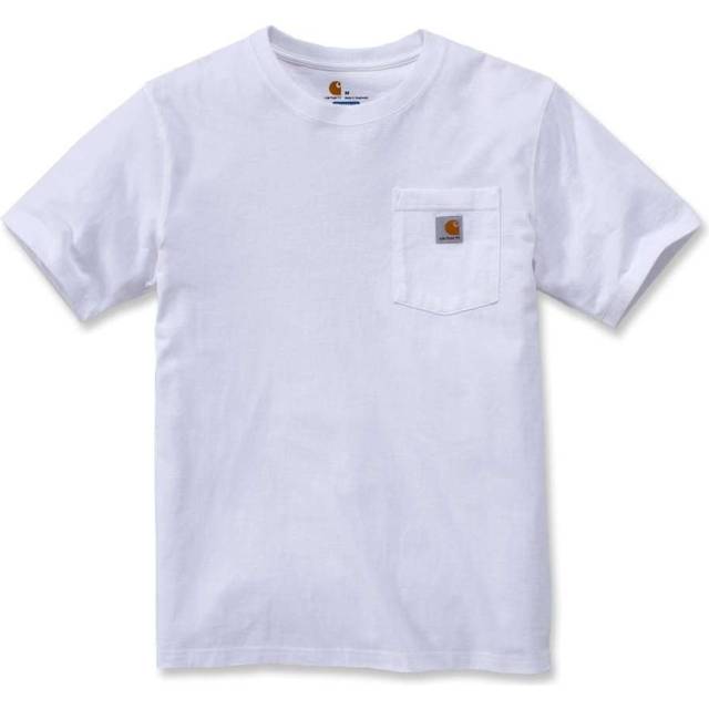 Carhartt Mens Workw Pocket Short Sleeve Cotton T Shirt Tee XXL - Chest 50-52' (127-132cm)