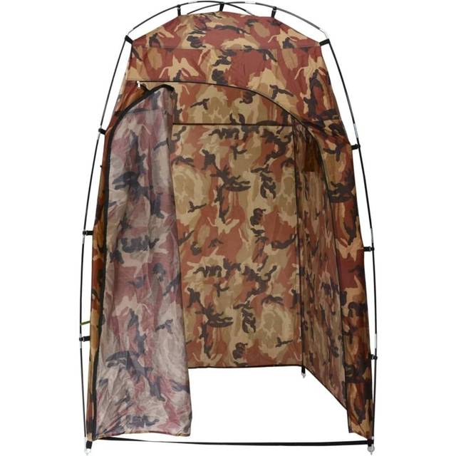 vidaXL Shower WC Changing Tent Grey - grey